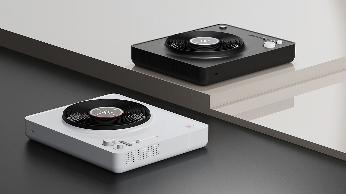 Hyunbin Yang，Aether，product design，air cleaner，Modern life，