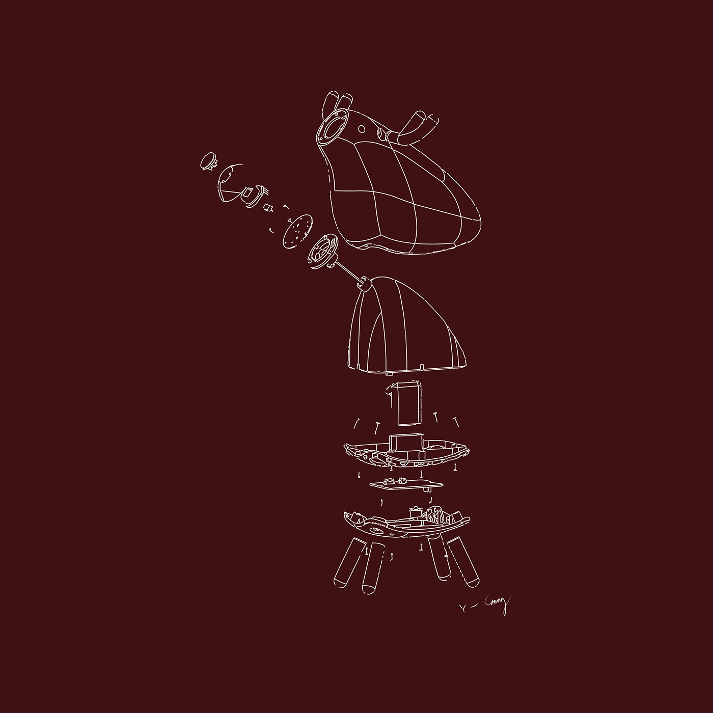 Neo Entry，REINDEER NIGHT LAMP，product design，Dimmable design，memory function ，Food grade silica gel，