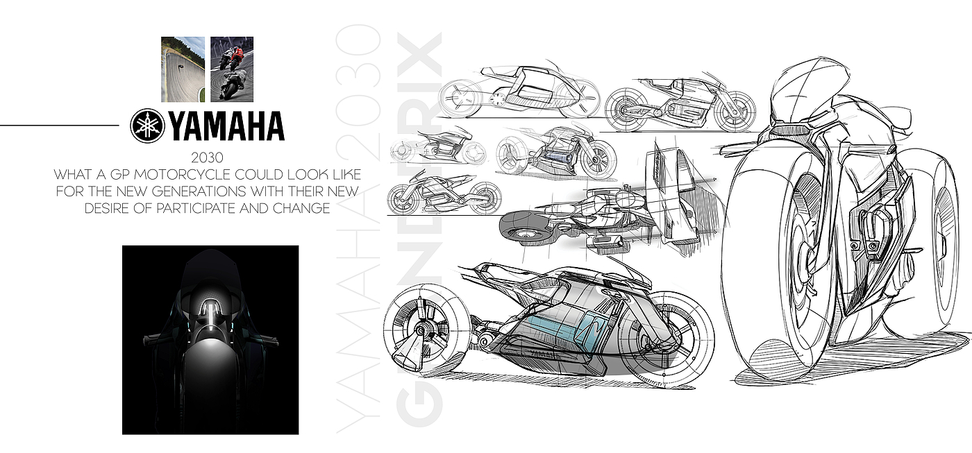 YAMAHA 2030，雅玛哈，摩托车，机车，概念设计，