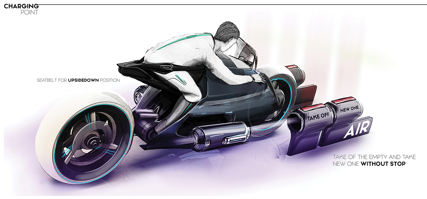 YAMA 2030，Yamaha，motorcycle，locomotive，conceptual design，