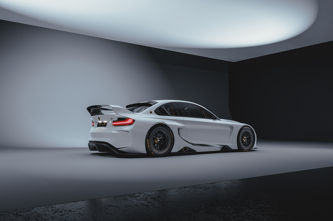 Ryan Giffary.，BMW Vision GT，Automobile design，Streamlined design，