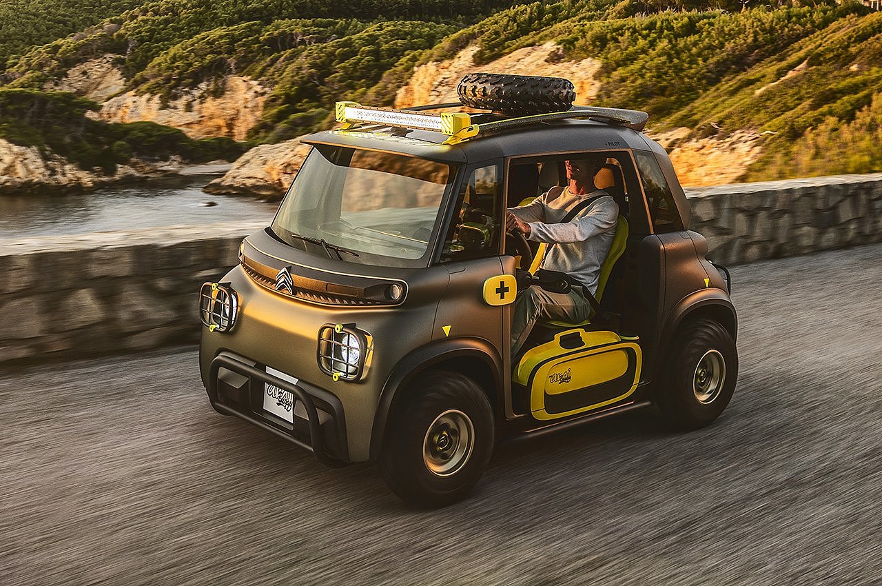 Citroen，Off road electric vehicle，MY AMI BUGGY，Citroen，All electric AMI City，Fashion and practicality，