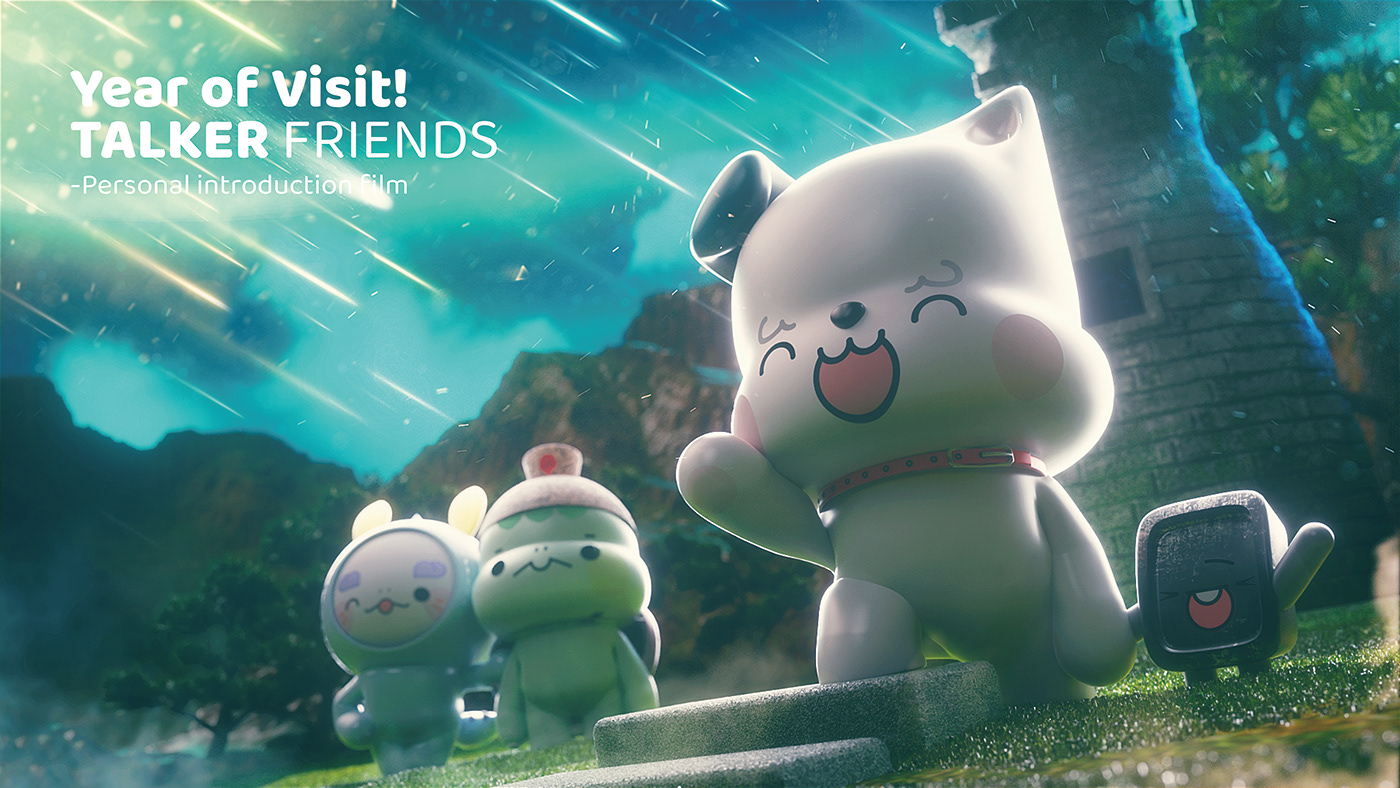 Toys，c4d，game，3d，IP，