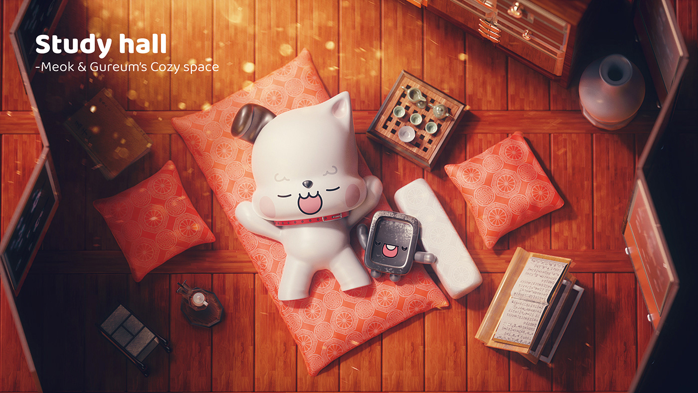 Toys，c4d，game，3d，IP，