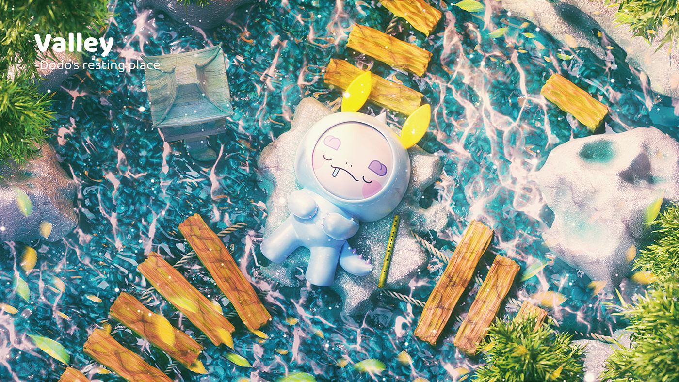 Toys，c4d，game，3d，IP，