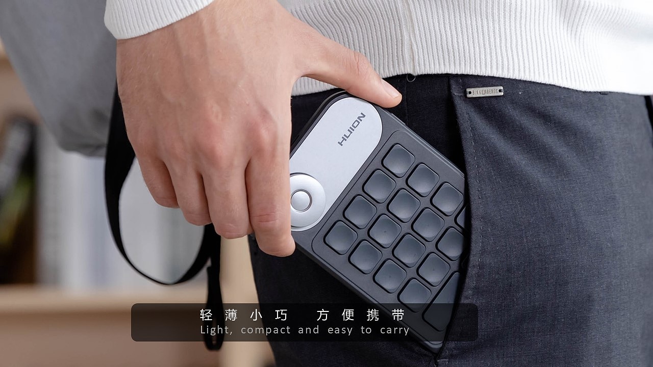 Keyboard, portable, one handed，