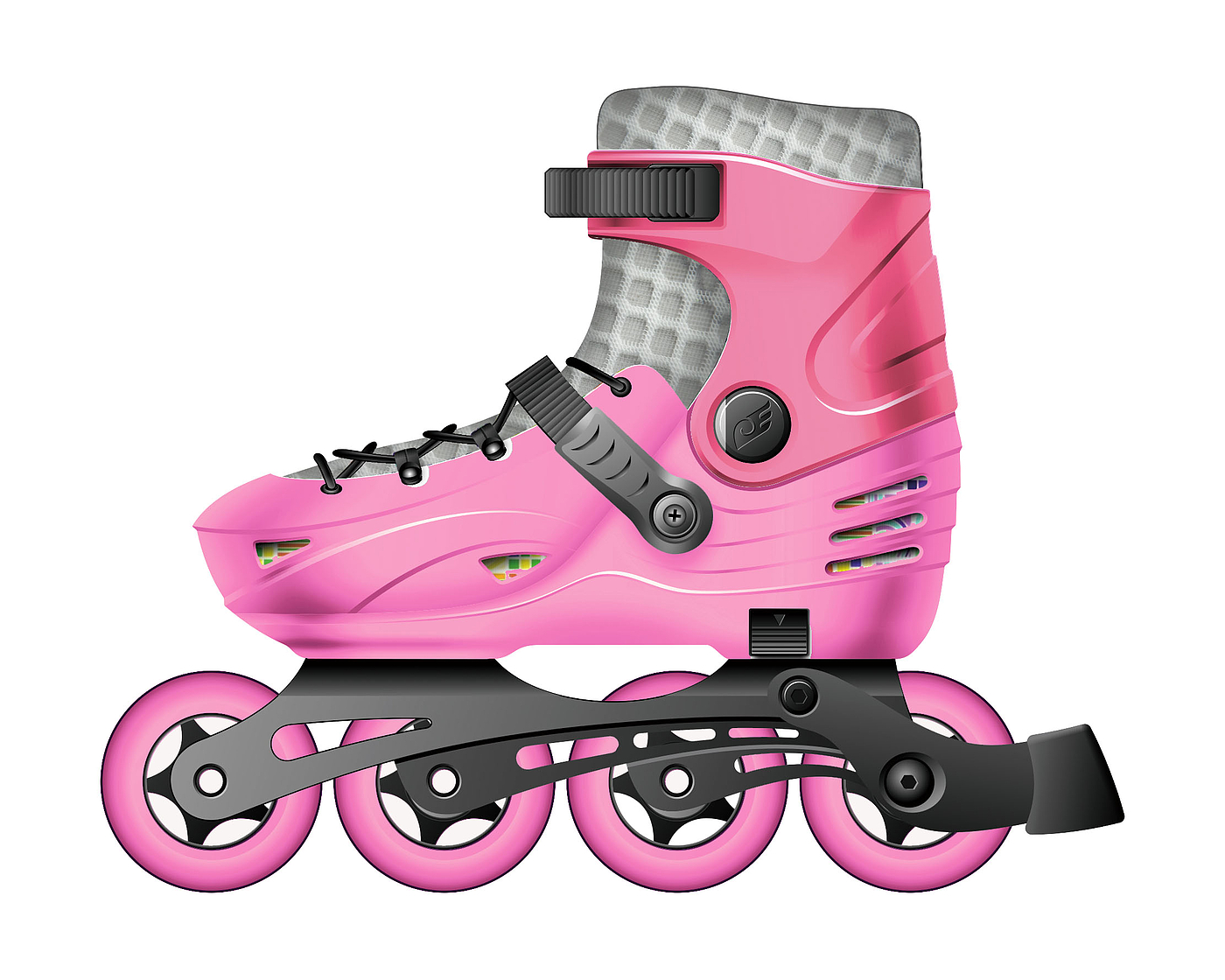 the skating shoes，