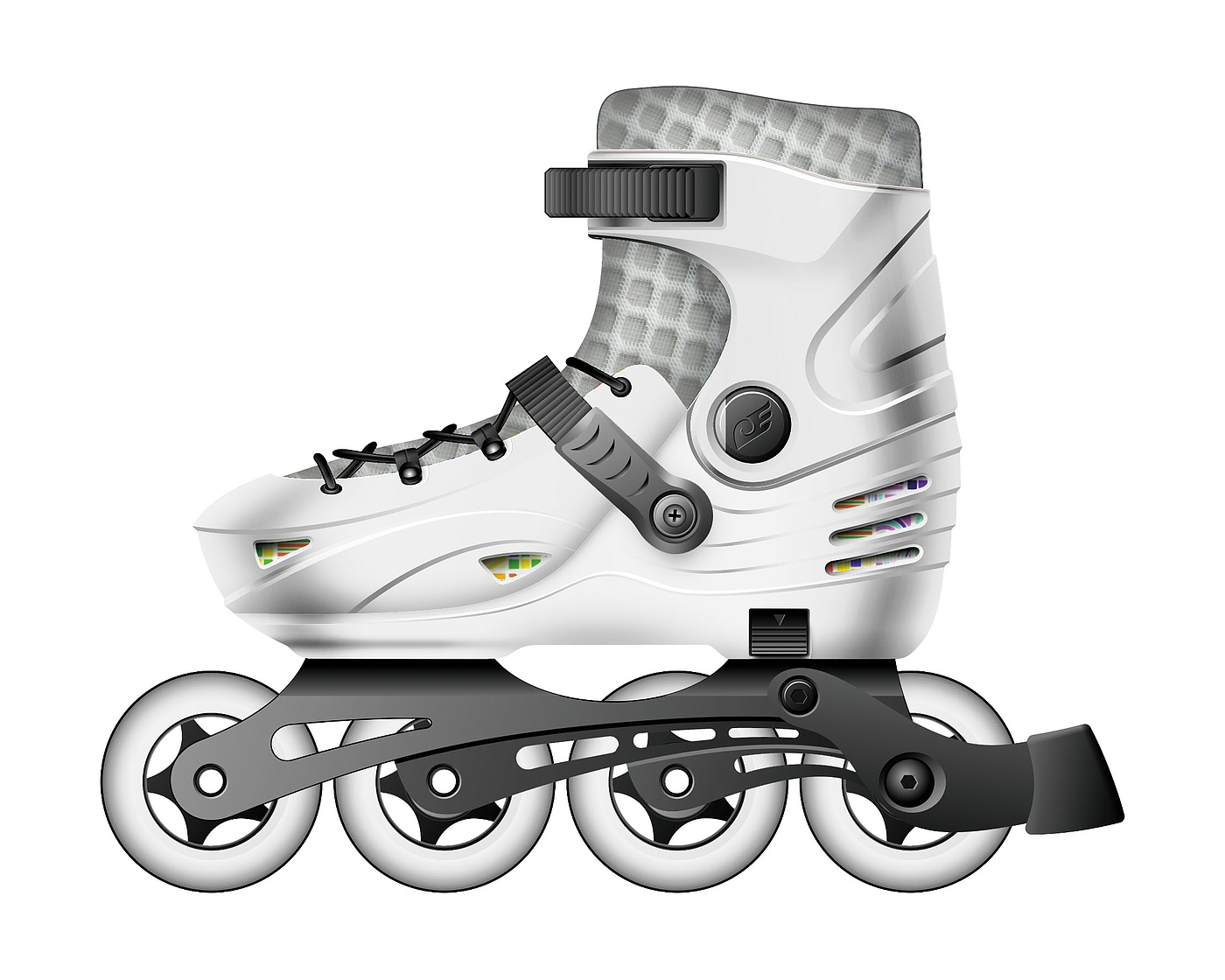 the skating shoes，