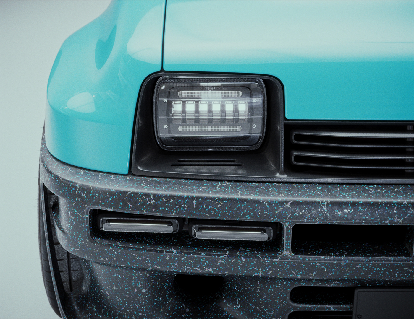 automobile，Recyclable materials，sustainable，cgi，