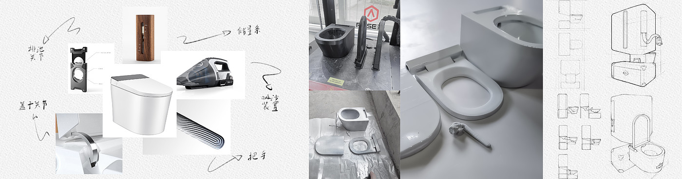 Toilet, dry toilet，