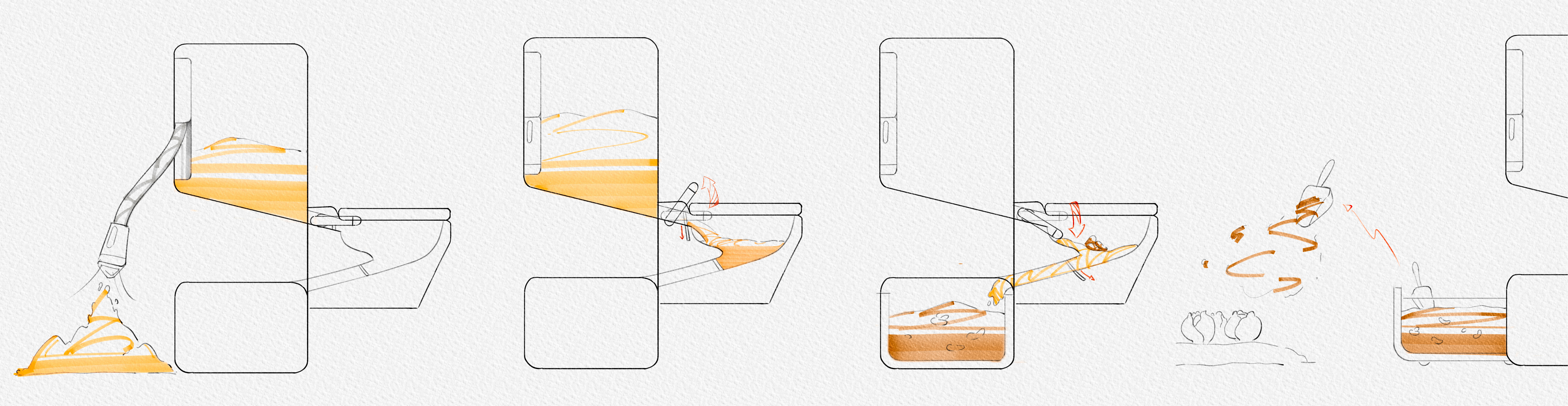 Toilet, dry toilet，