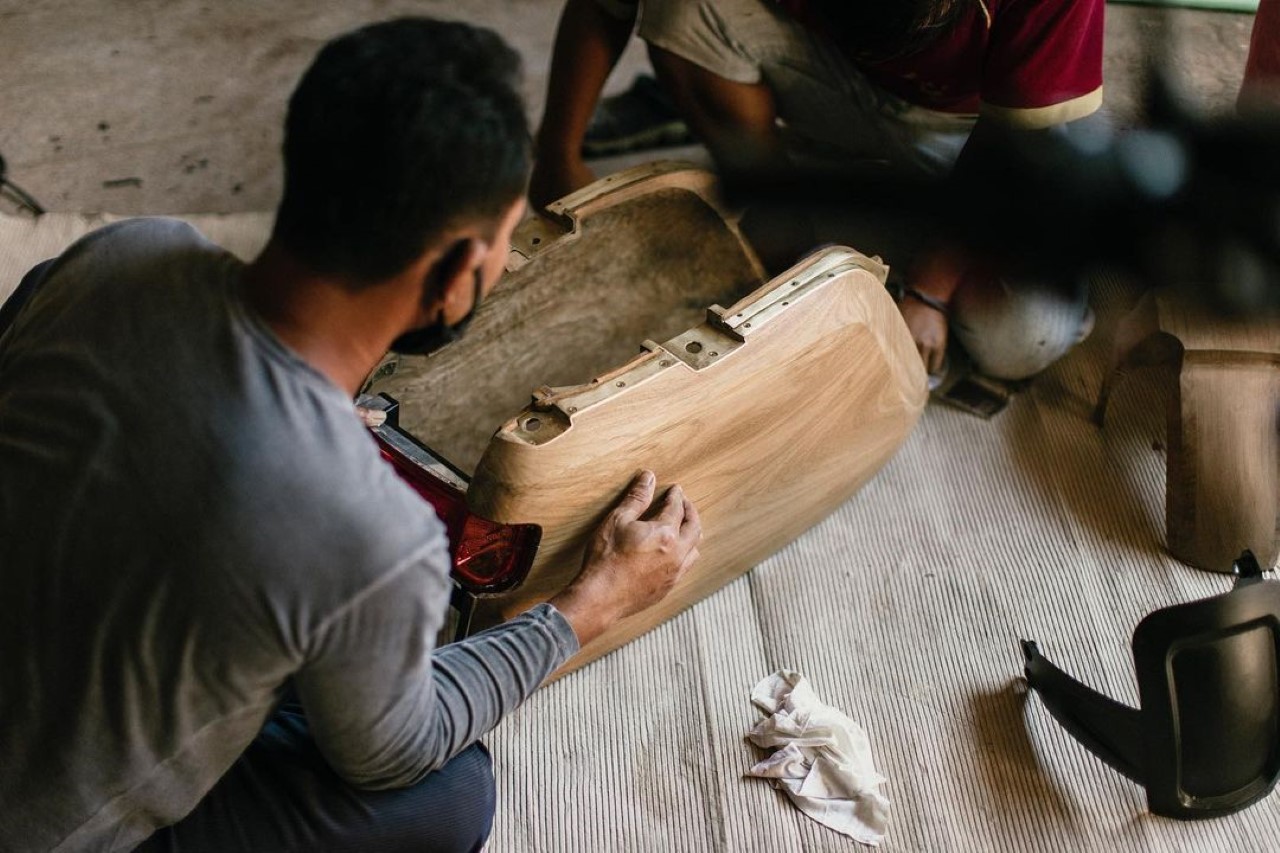 woodiness，Moped，customized，
