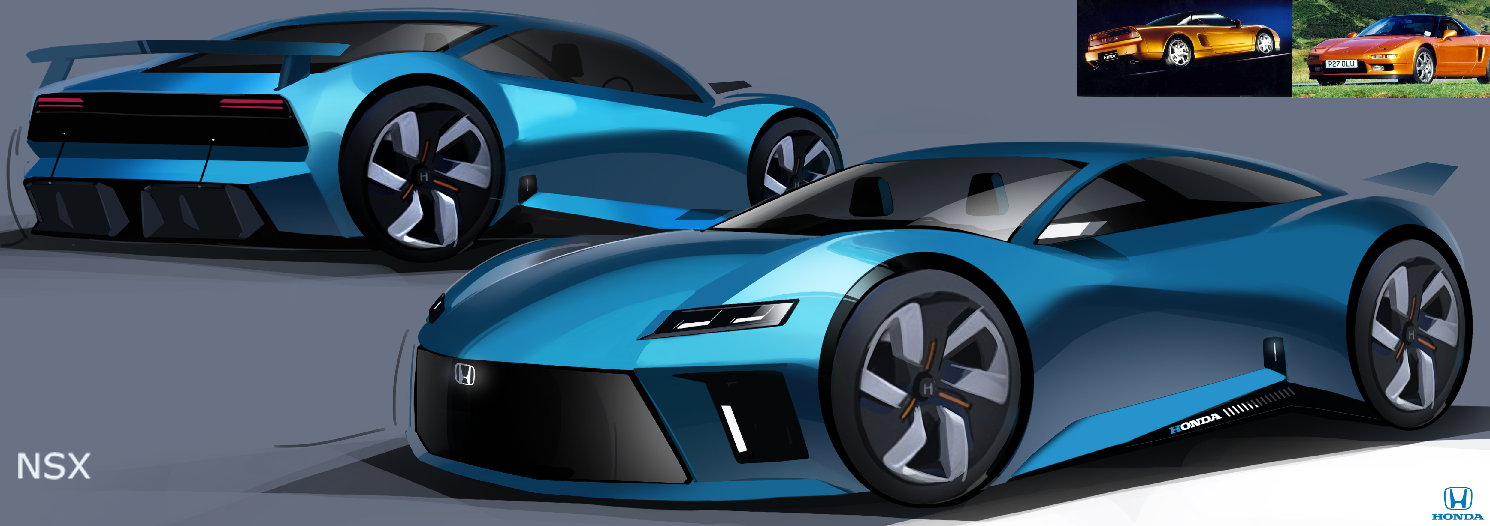 汽车设计,手绘,汽车外饰设计,二维渲染图,产品设计