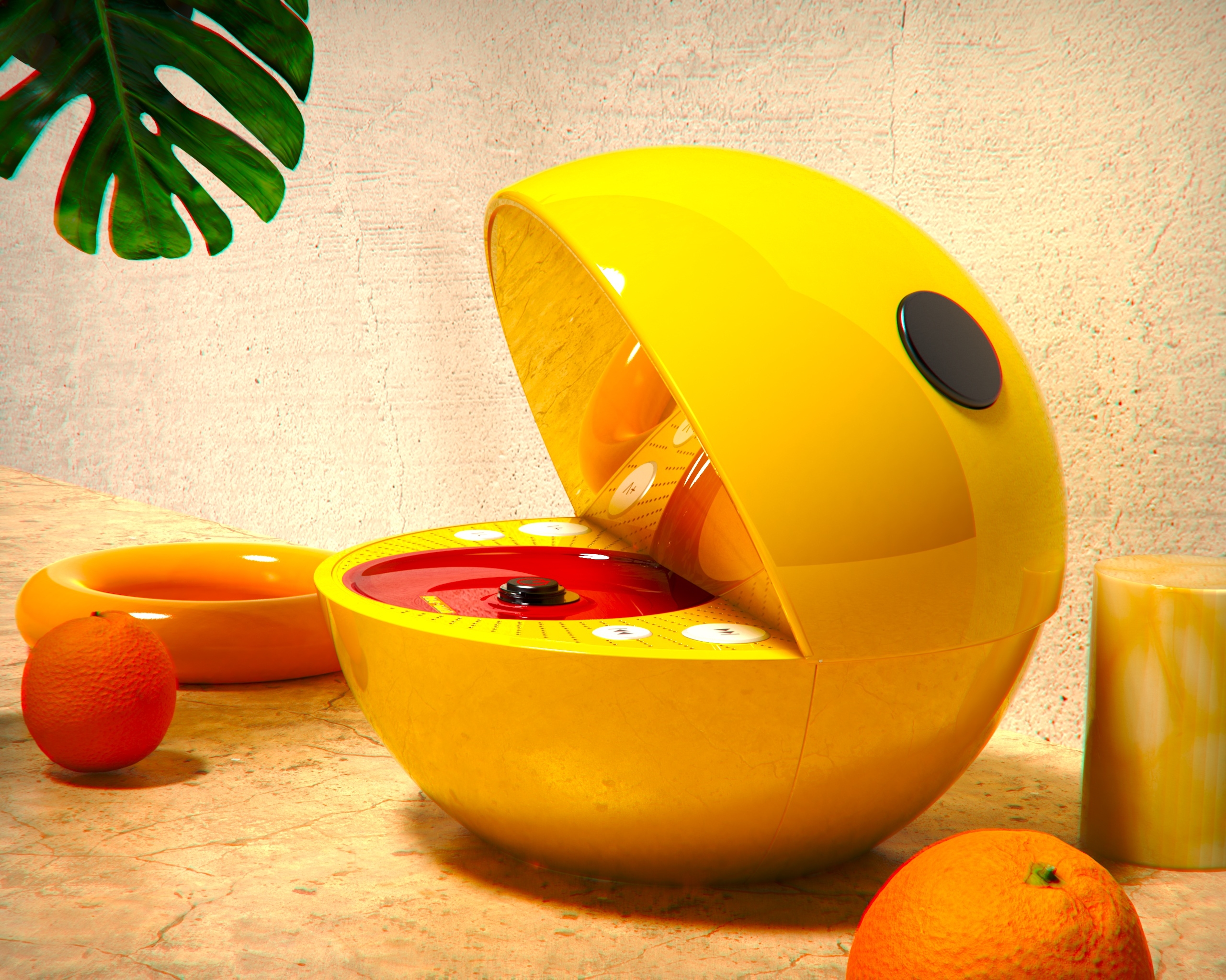 CD player，Pac Man，