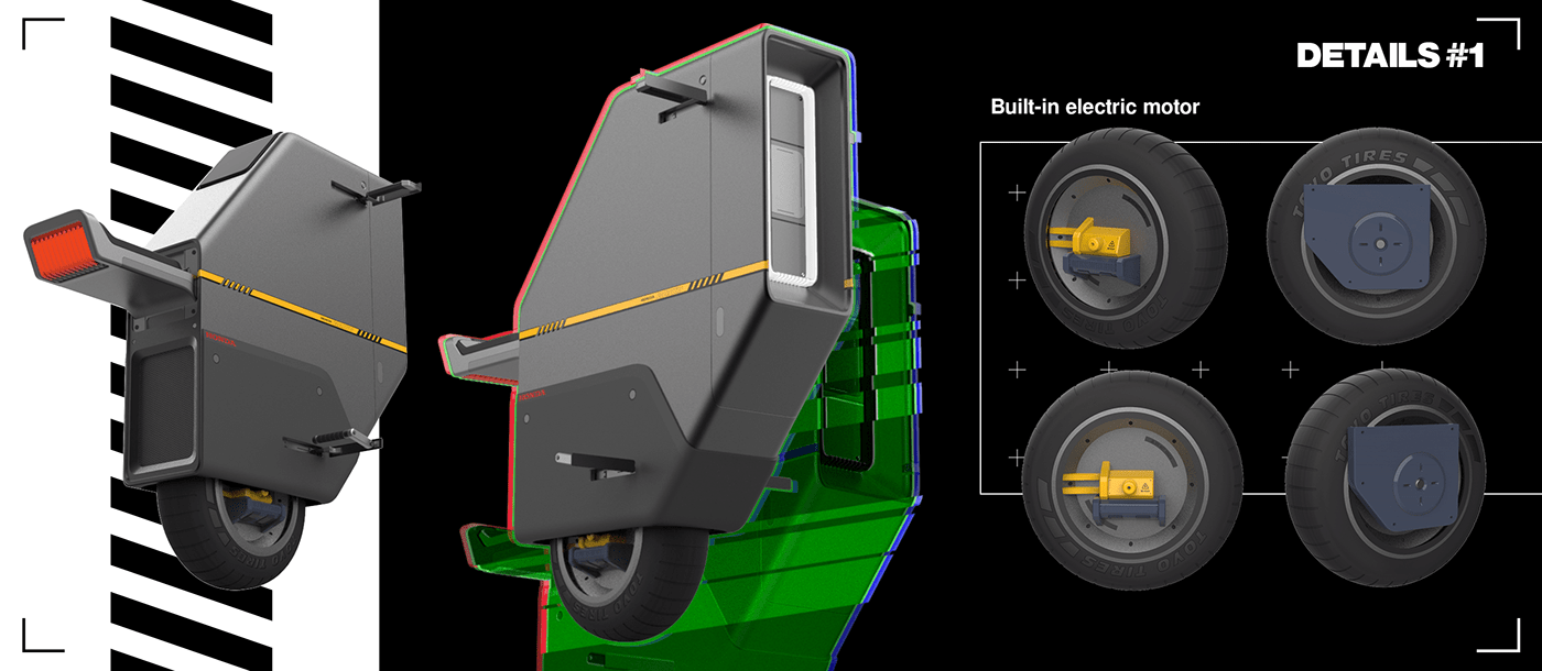 Honda，Bicycle，concept，Electric motorcycle，