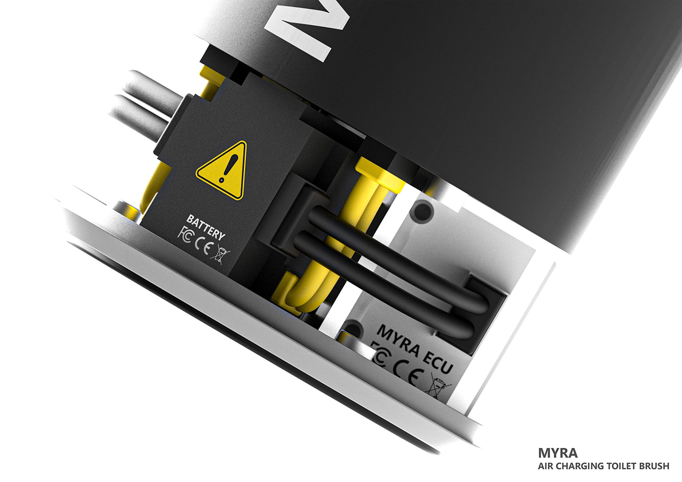 Toilet brush，TOILET，Space charging，Sanitary ware，Wireless charging，Cleaning appliances，