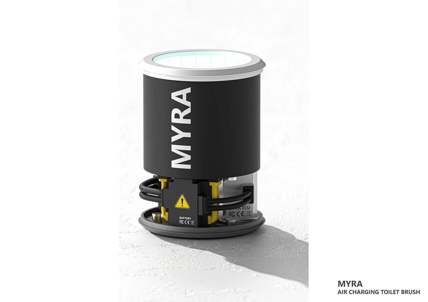 Toilet brush，TOILET，Space charging，Sanitary ware，Wireless charging，Cleaning appliances，