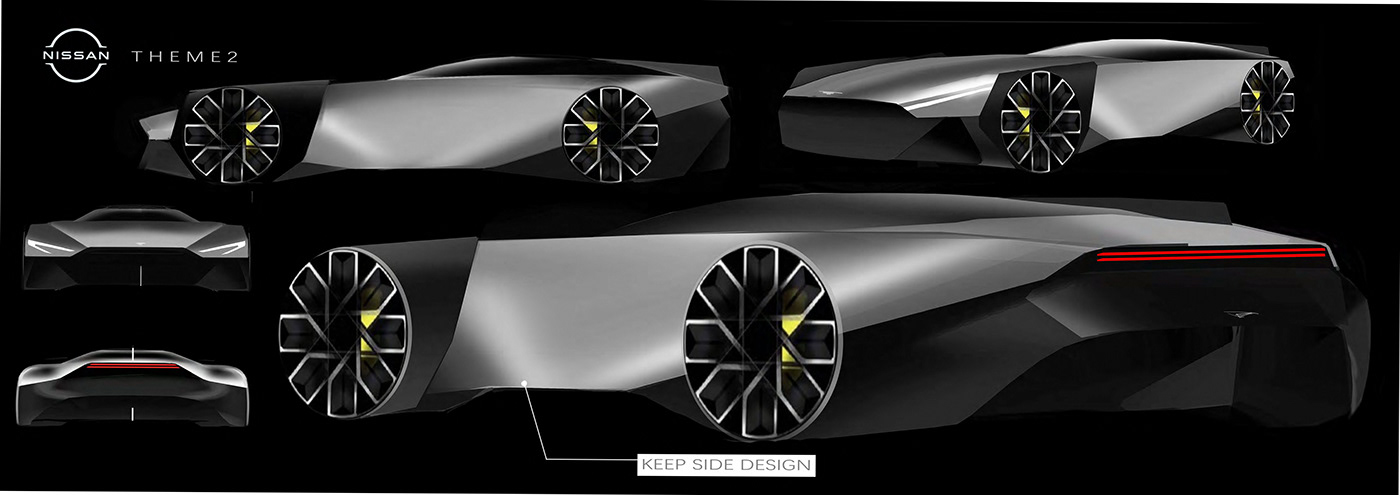 Nissan，automobile，Cyberpunk，