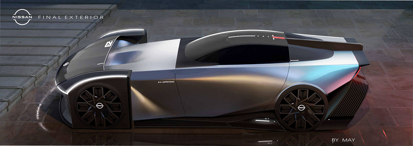 Nissan，automobile，Cyberpunk，