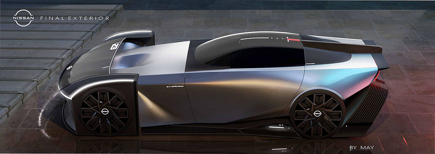 Nissan，automobile，Cyberpunk，