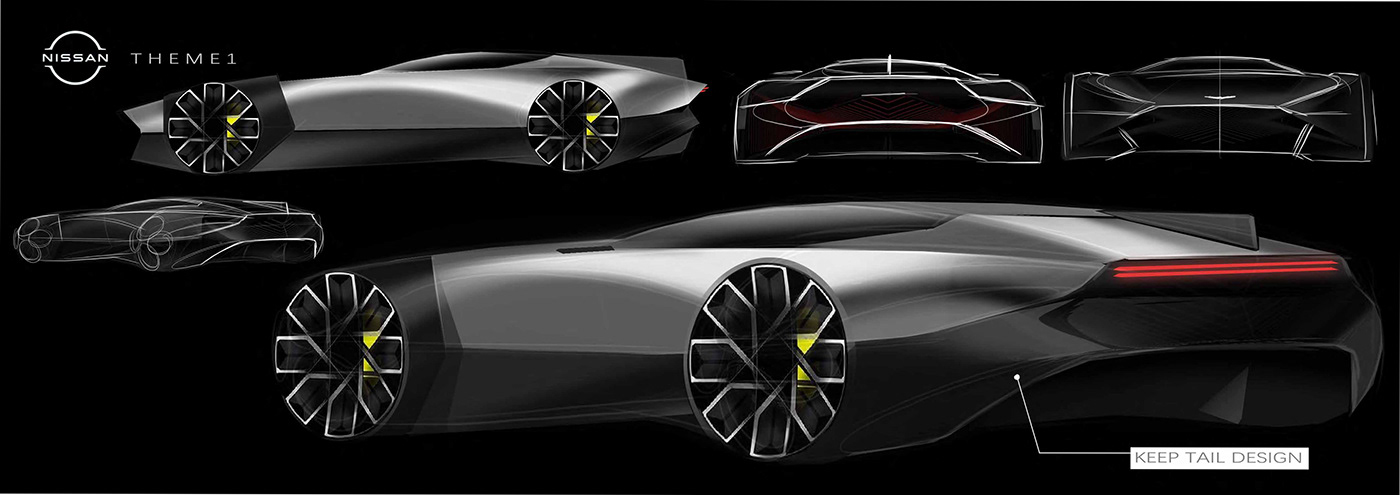 Nissan，automobile，Cyberpunk，