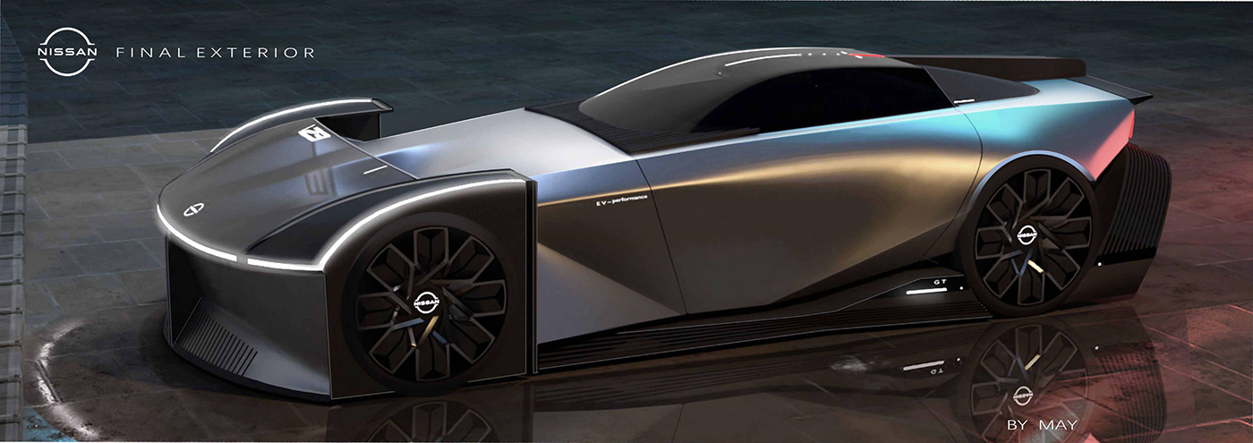 Nissan，automobile，Cyberpunk，