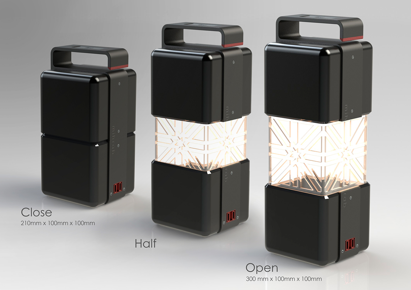 -Lampara led portable-，lamps and lanterns，Metal，originality，