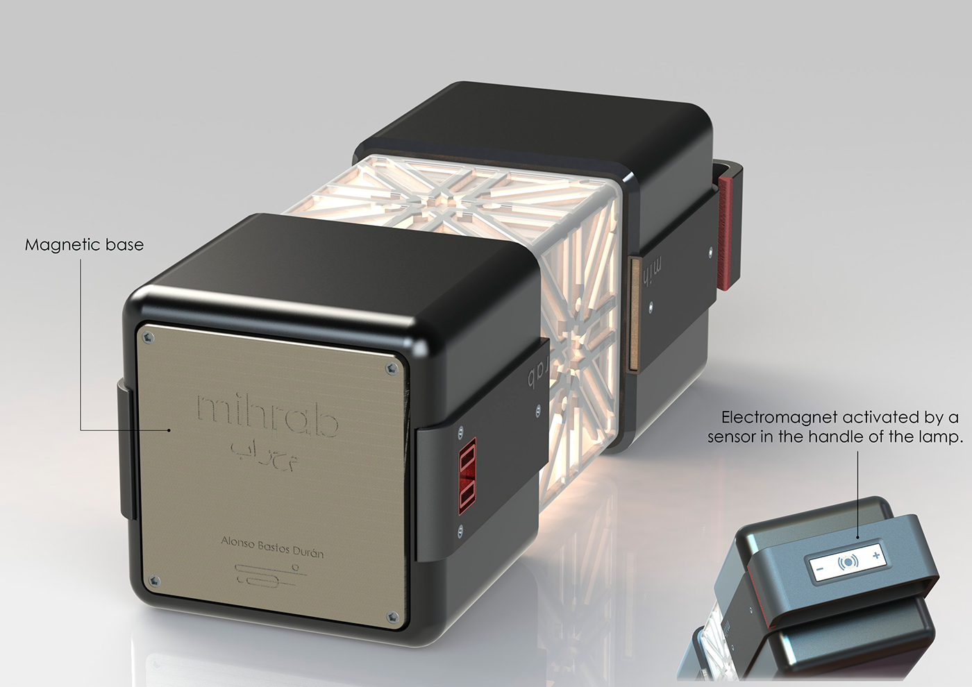 -Lampara led portable-，lamps and lanterns，Metal，originality，