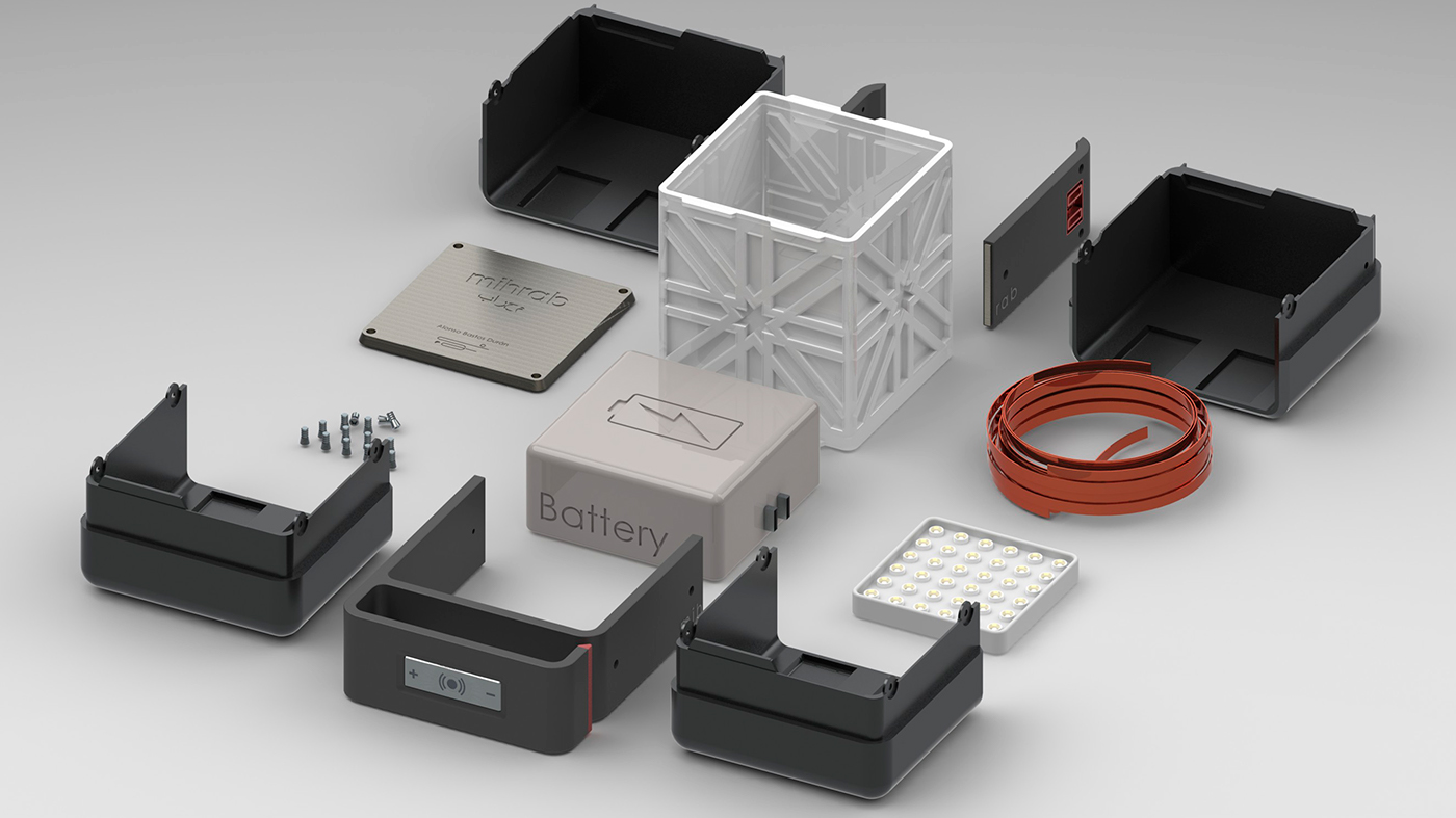 -Lampara led portable-，lamps and lanterns，Metal，originality，