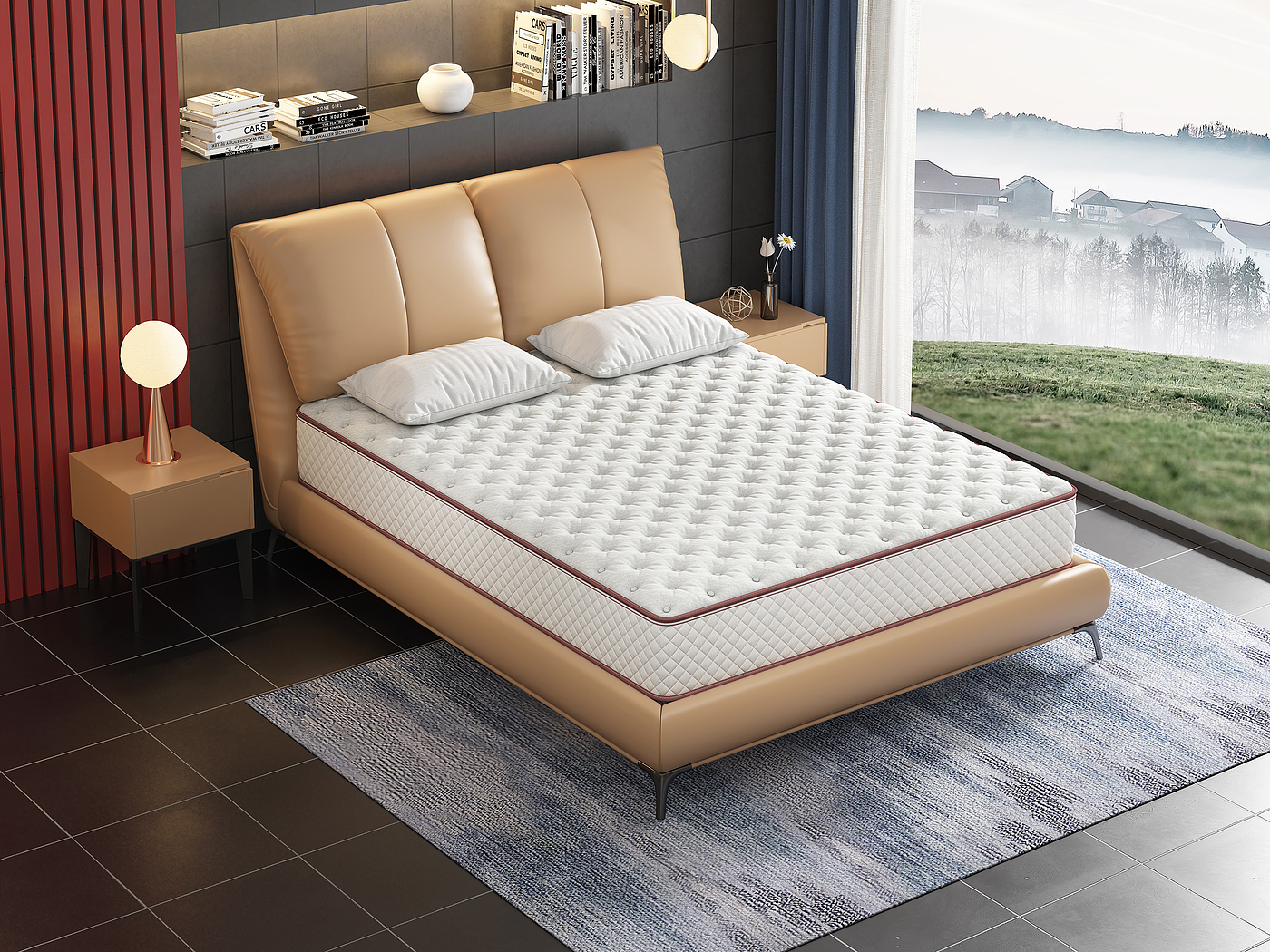 mattress，bedding article，furniture，Home Furnishing，Design，Creative design，Visual design，Graphic Artist Designer，