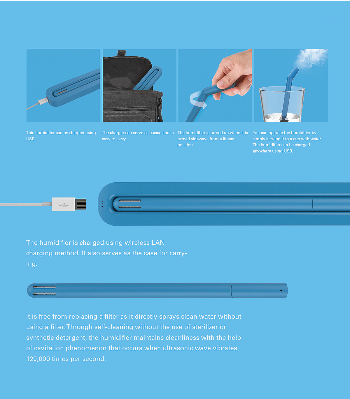 Straw，Humidifier，Humidifier，2014if Award，Beverage straw，