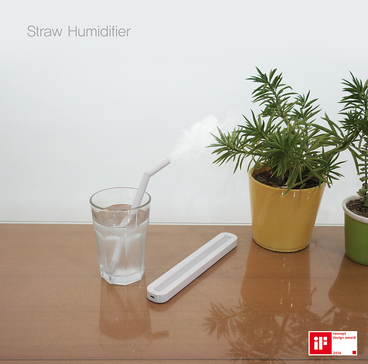 Straw，Humidifier，加湿器，2014if奖，饮料吸管，