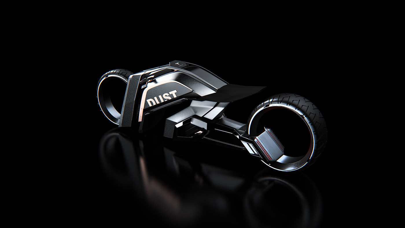 conceptual design，industrial design，Tesla，motorcycle，