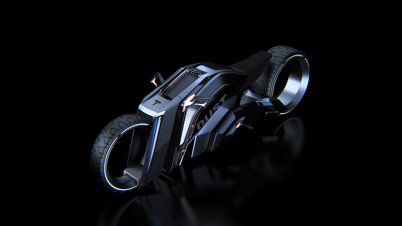 conceptual design，industrial design，Tesla，motorcycle，