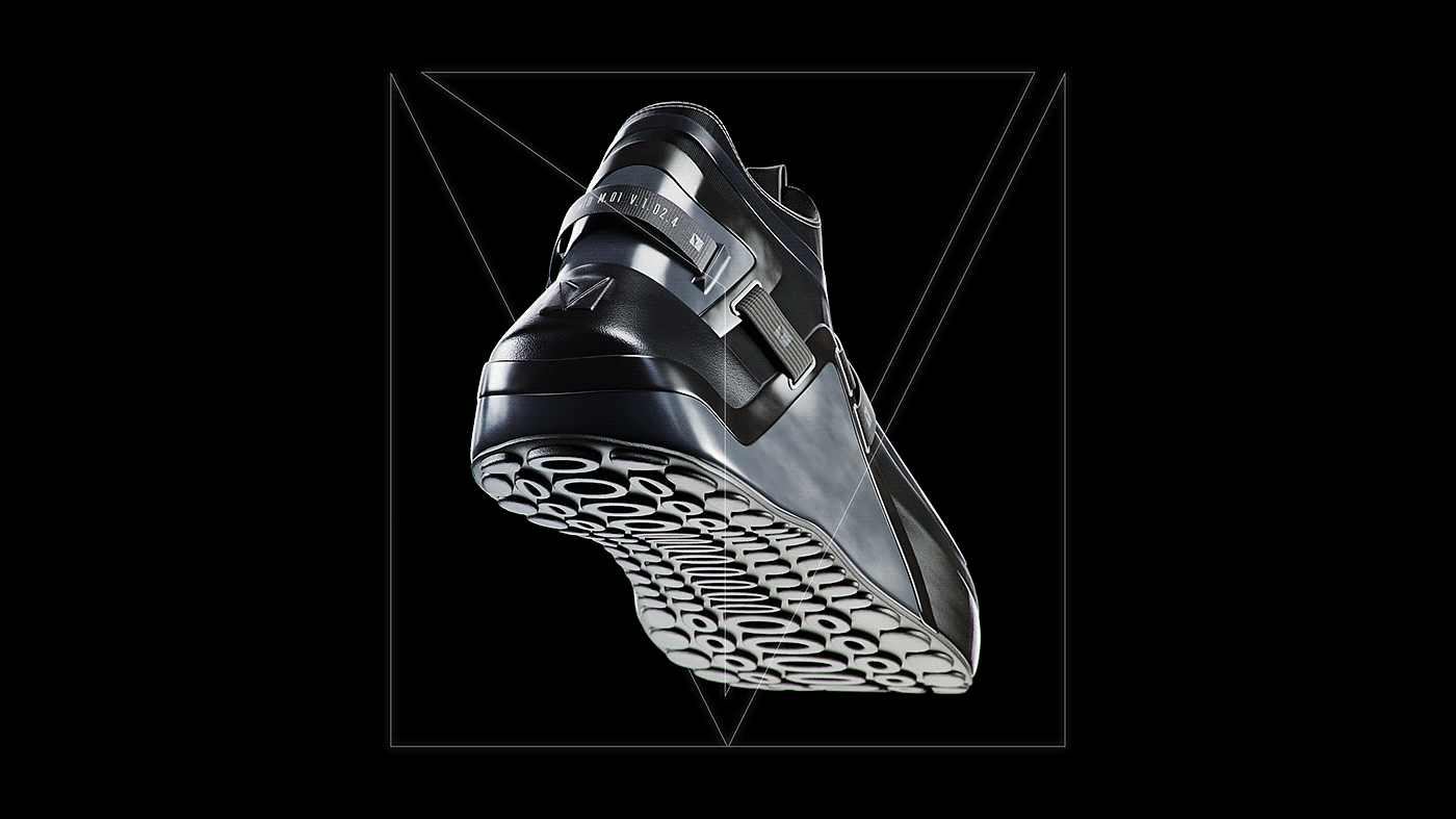 product design，Shoe design，3D modeling，footwear，