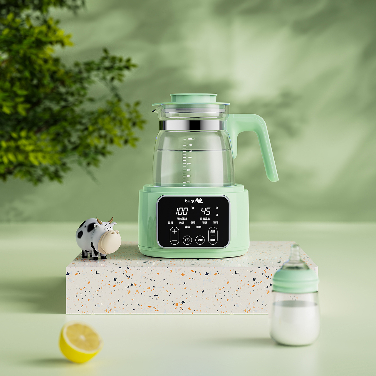 keyshot，online retailers，Maternal and infant products，Milk mixer，rhinoceros，Scene rendering，Detail page，