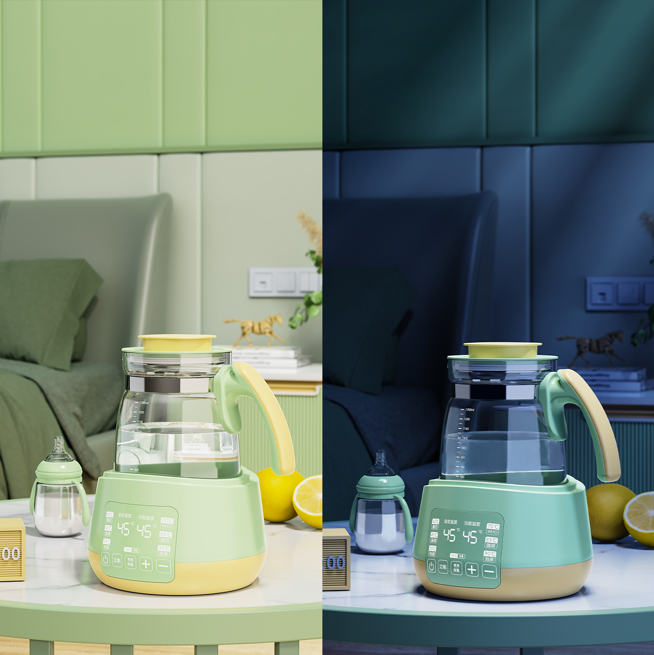 keyshot，online retailers，Maternal and infant products，Milk mixer，rhinoceros，Scene rendering，Detail page，