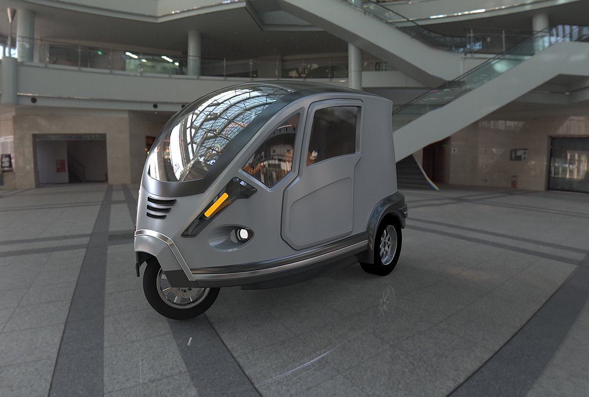 Electric vehicle，Tricycle，modeling，