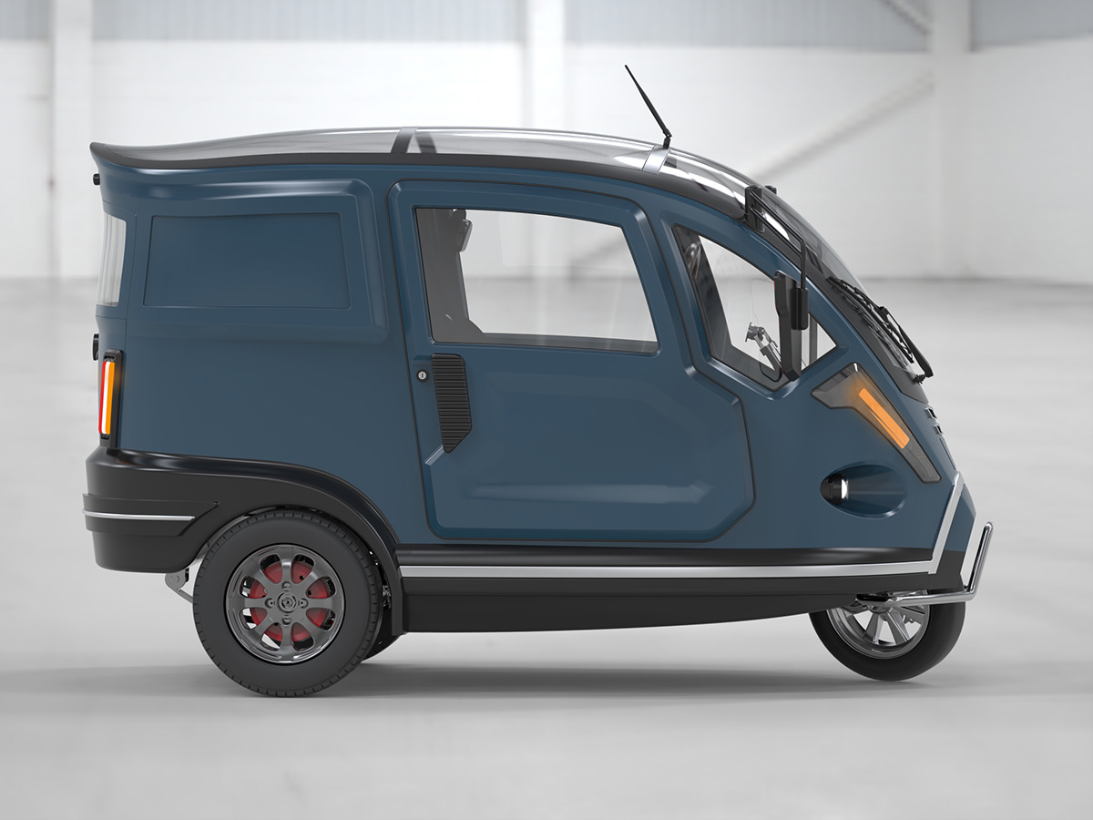 Electric vehicle，Tricycle，modeling，