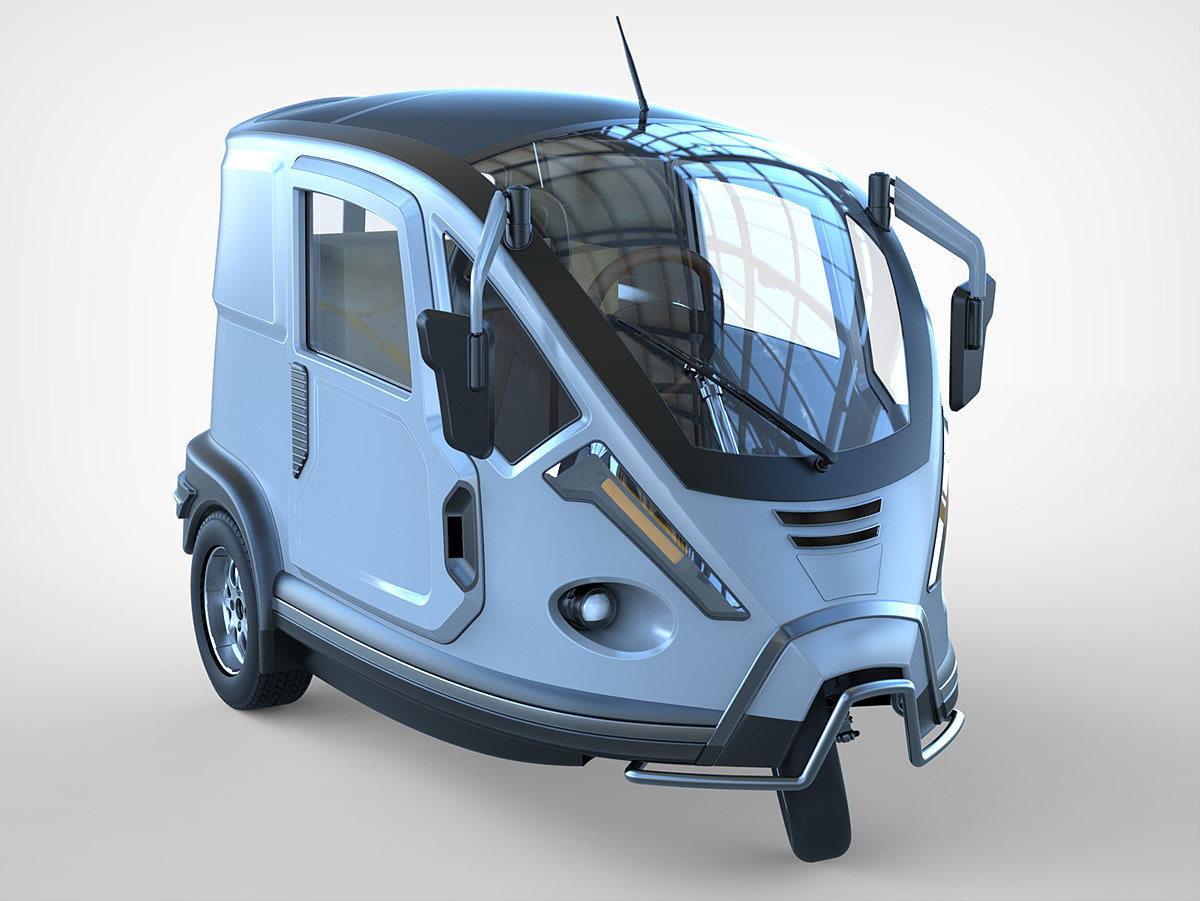 Electric vehicle，Tricycle，modeling，