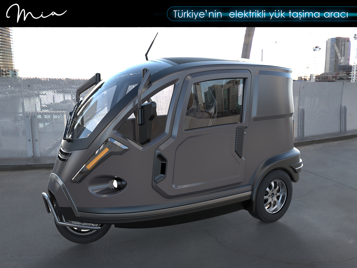 Electric vehicle，Tricycle，modeling，