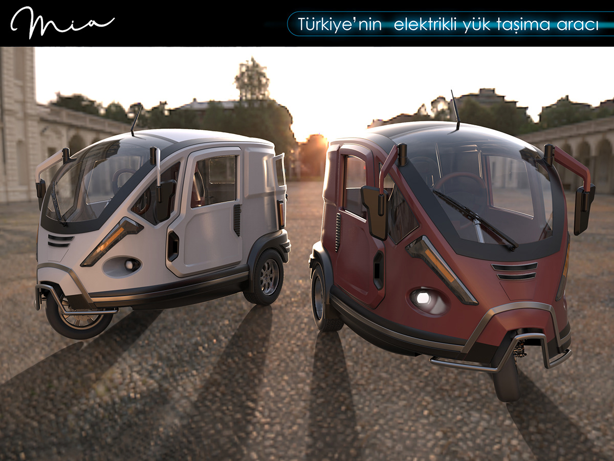 Electric vehicle，Tricycle，modeling，