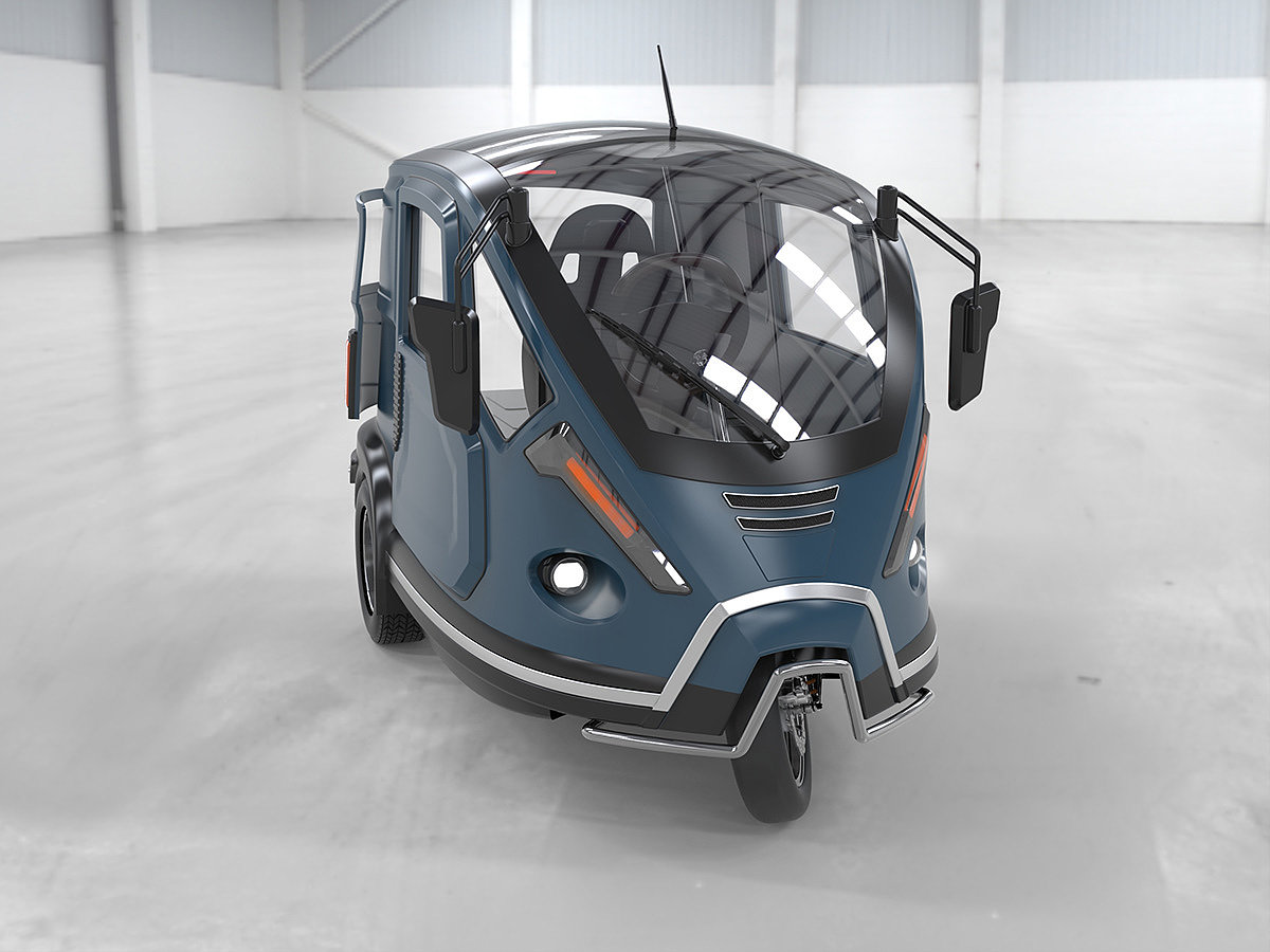 Electric vehicle，Tricycle，modeling，