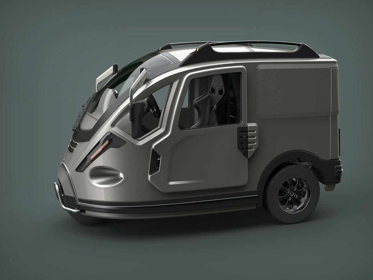 Electric vehicle，Tricycle，modeling，