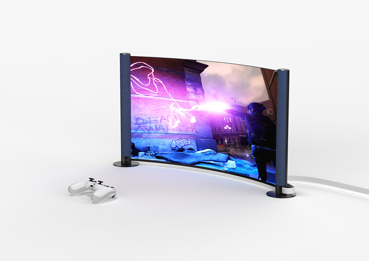 monitor，Opposite opening，fold，