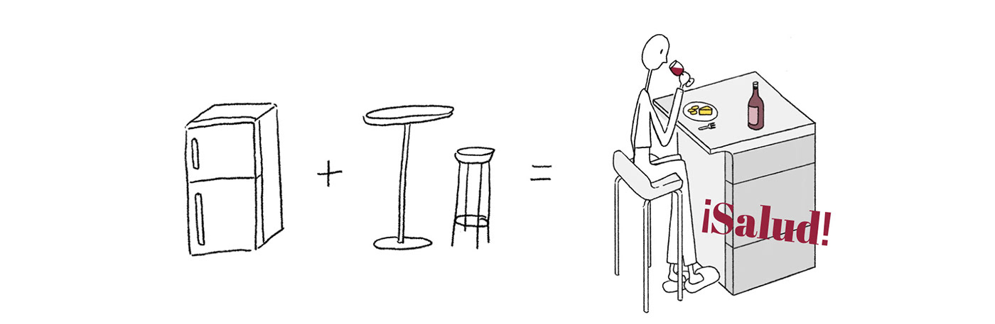 Refrigerator，bar counter，bar，