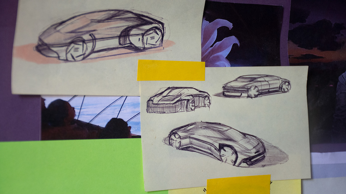 Mitsubishi，Sports car，three-dimensional，cgi，Automobile design，