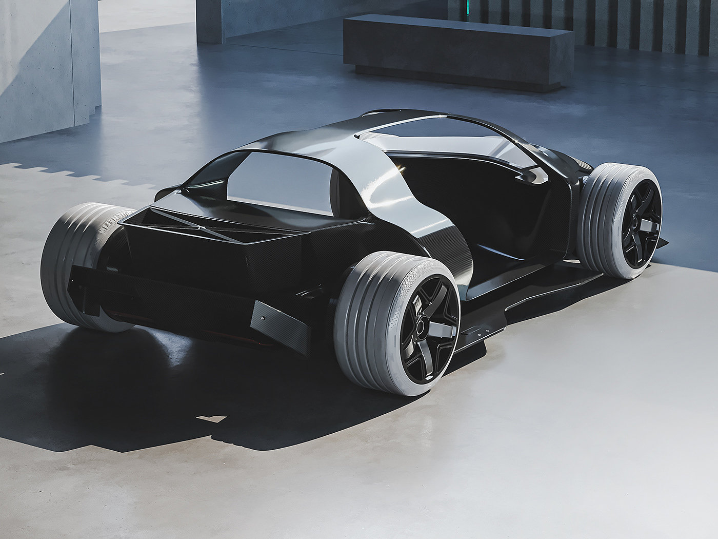 Mitsubishi，Sports car，three-dimensional，cgi，Automobile design，