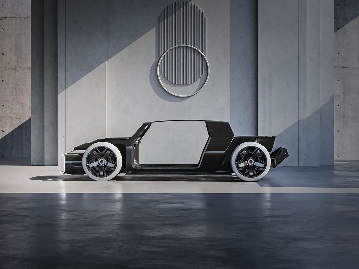 Mitsubishi，Sports car，three-dimensional，cgi，Automobile design，