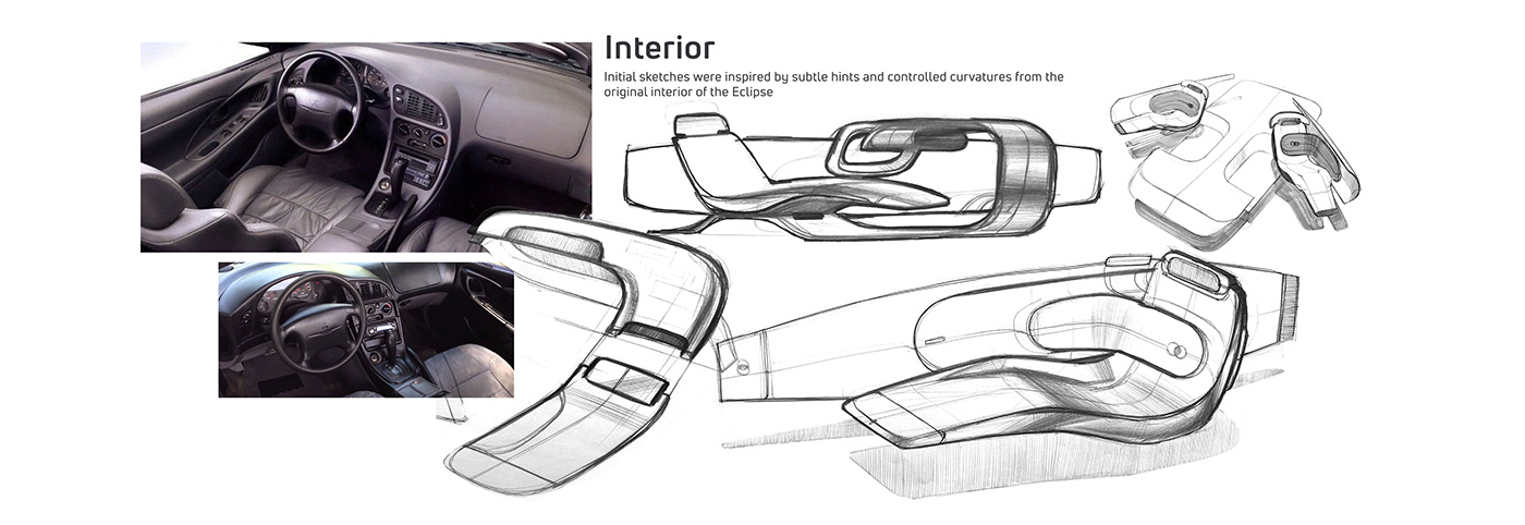 Mitsubishi，Sports car，three-dimensional，cgi，Automobile design，